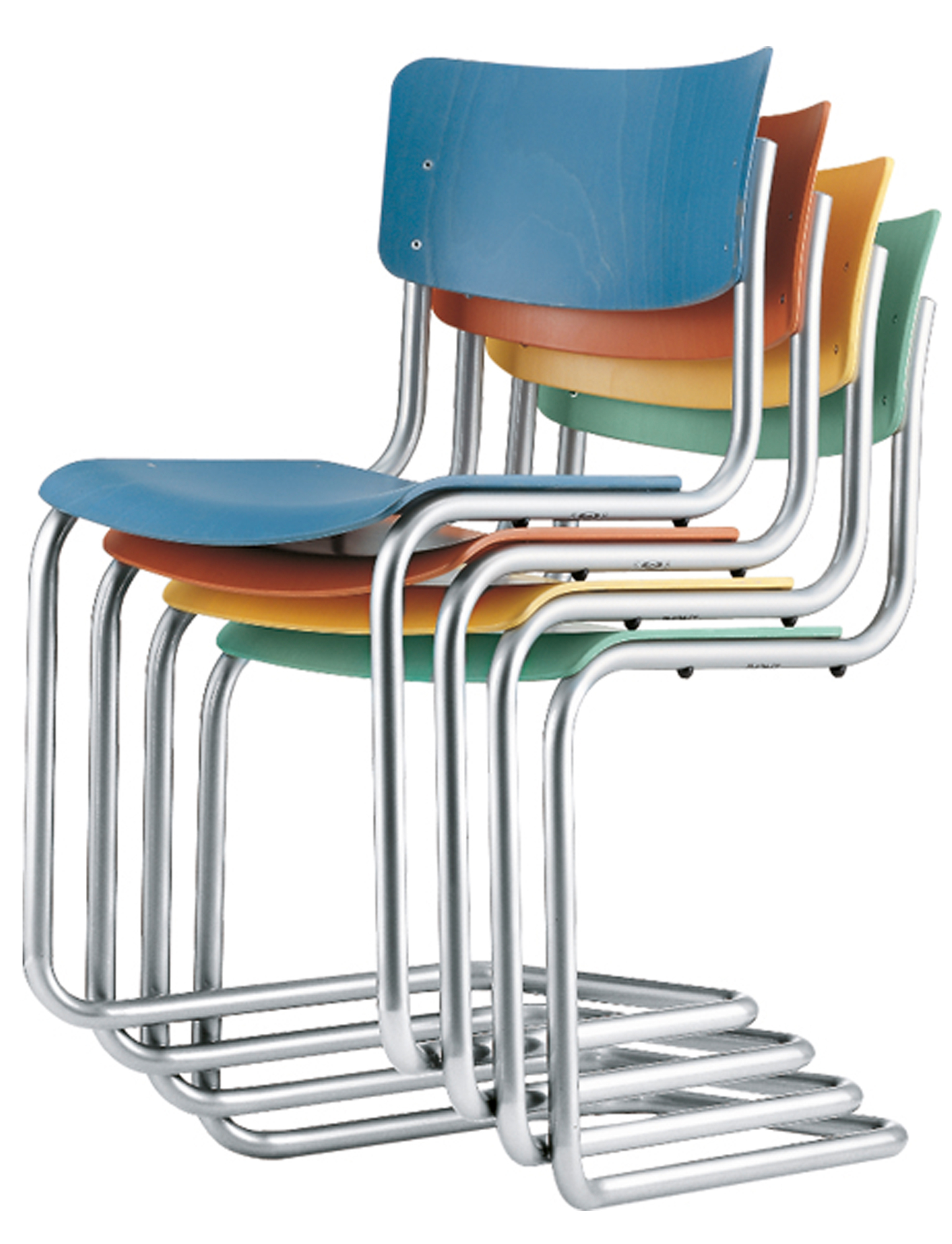THONET / S43 ① S 43 ST Tubular steel classic cantilever Thonet | THONET S 43 ST